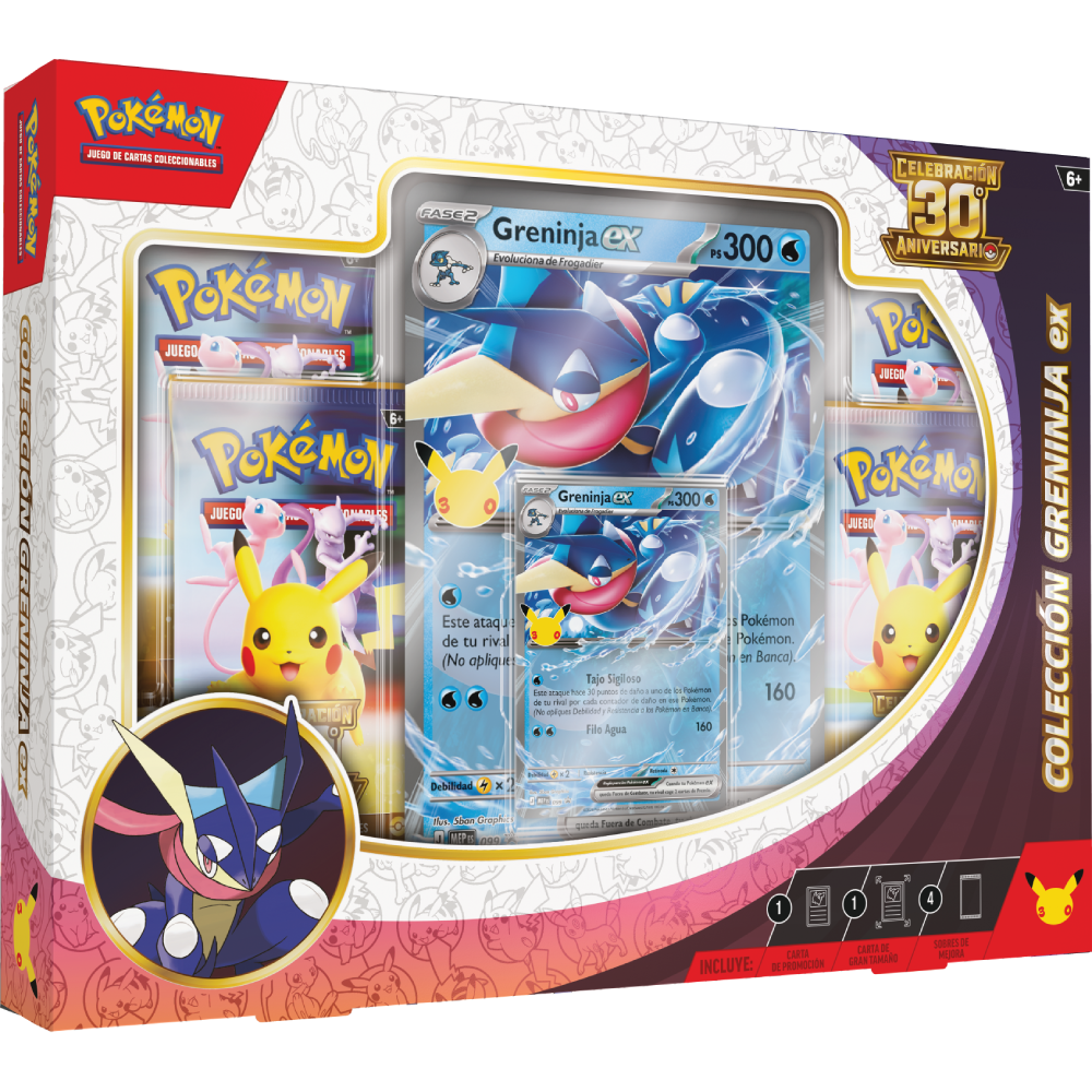 Colección Greninja ex Box 30th Celebration Pokémon TCG