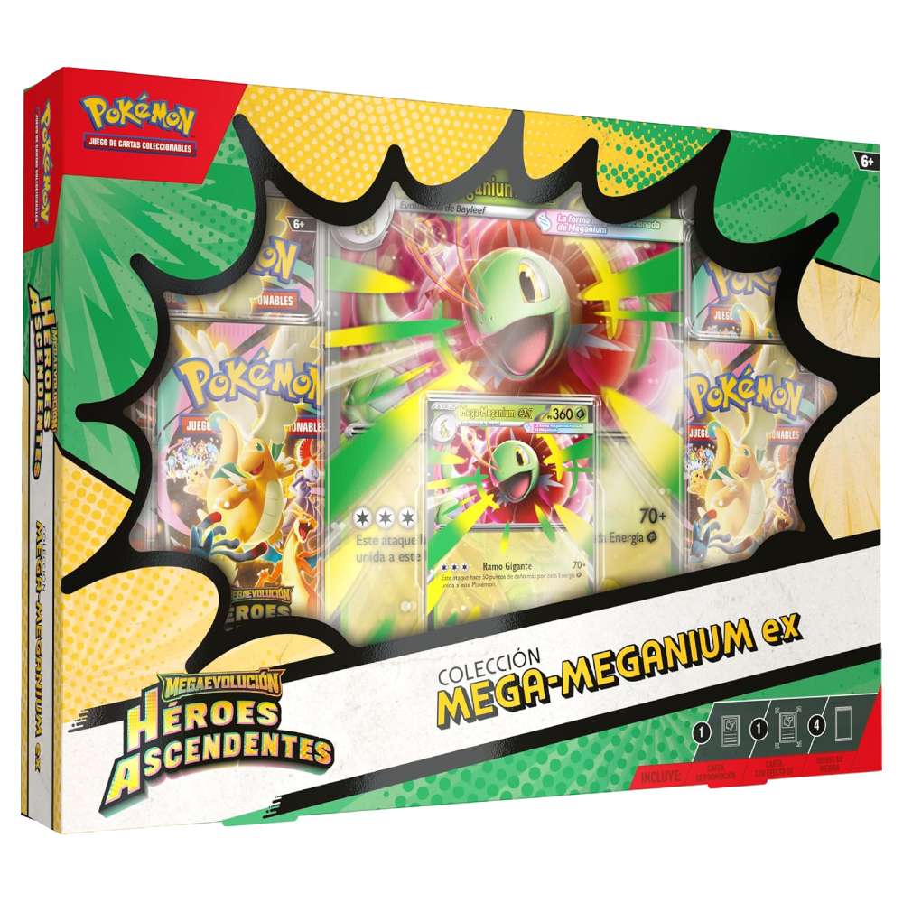 Colección Mega‑Meganium ex - Heroes Ascendentes / Ascended Heroes - : Megaevolución