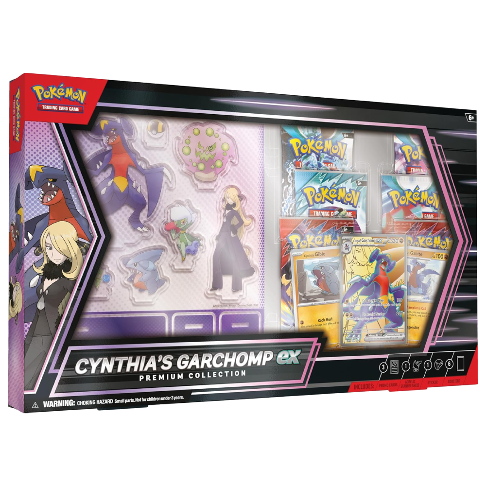 Colección Premium Garchomp ex Cintia - Rivales Predestinados / Destined Rivals - : Escarlata Púrpura