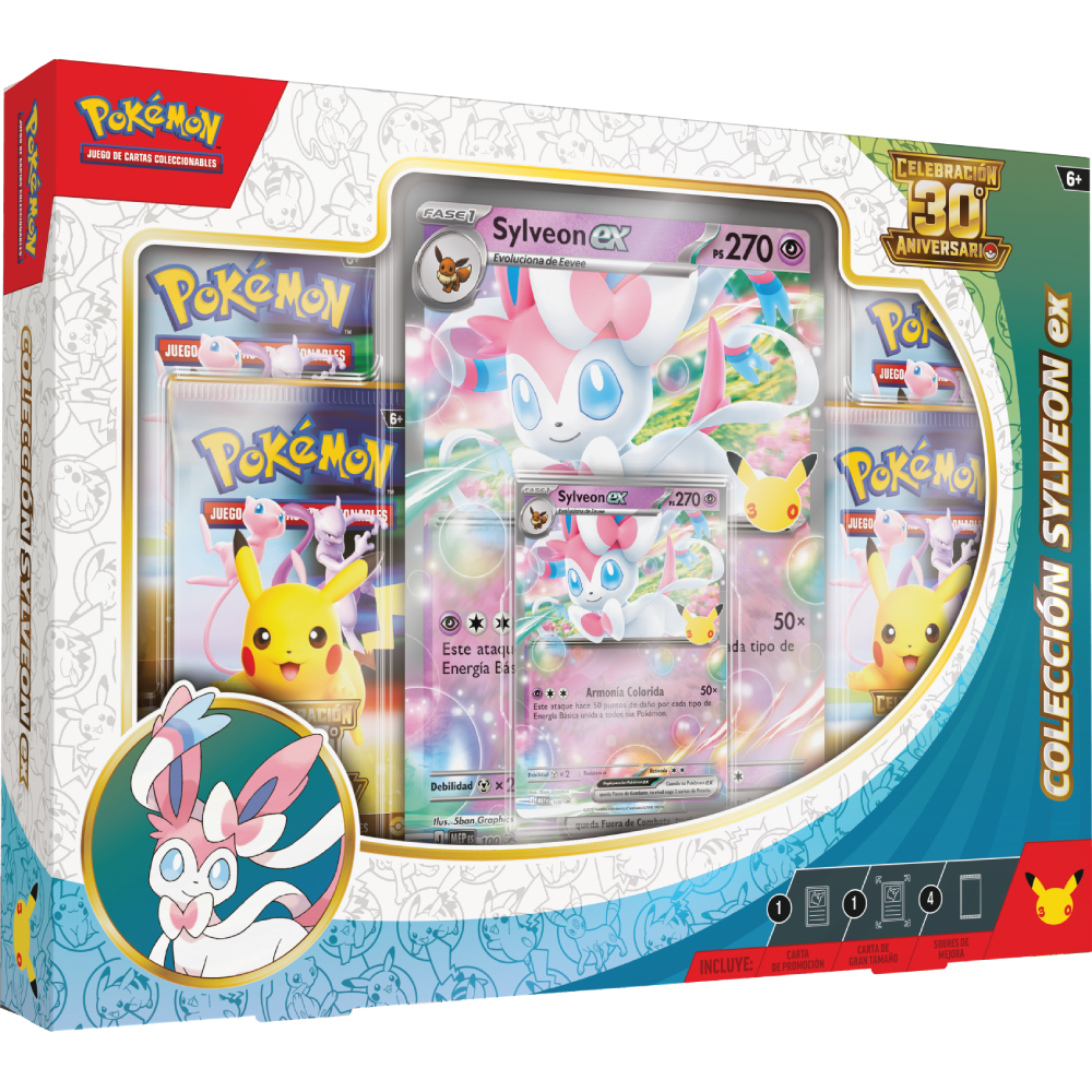 Colección Sylveon ex Box 30th Celebration Pokémon TCG