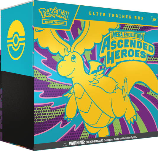 Elite Trainer Box - Heroes Ascendentes / Ascended Heroes - Pokémon TCG: Mega Evolution