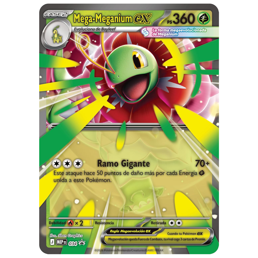 Colección Mega‑Meganium ex - Heroes Ascendentes / Ascended Heroes - Pokémon TCG: Megaevolución