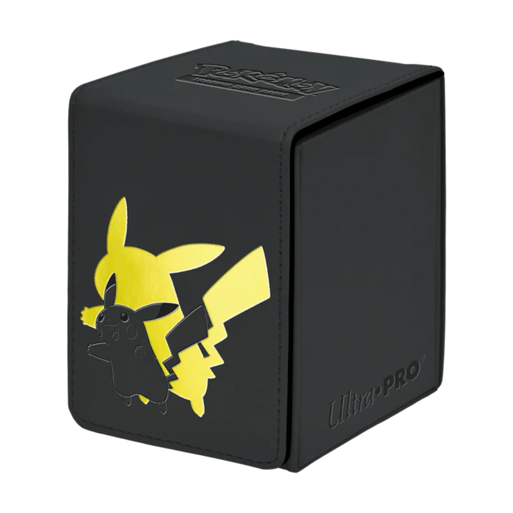 Caja de mazo Alcove Flip Deck Box Elite Series Pikachu Pokémon Ultra Pro.