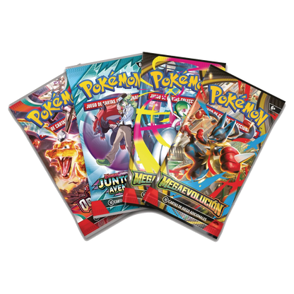 Sobres de mejora incluidos en la Colección Mega-Kangaskhan ex de Pokémon JCC Megaevolución.